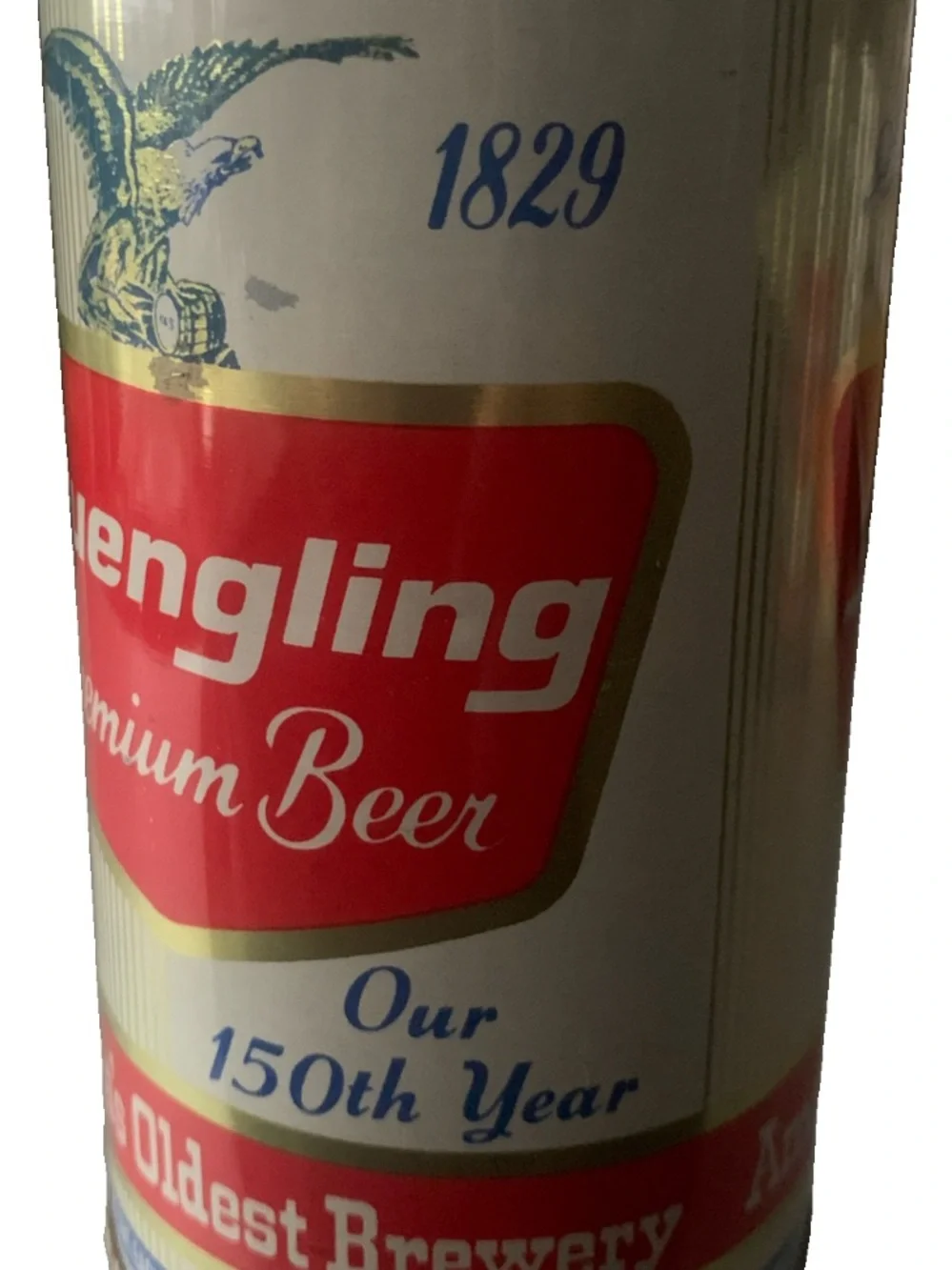 Vintage Beer Can Yuengling Premium Beer 150th Year Pull Tab Empty